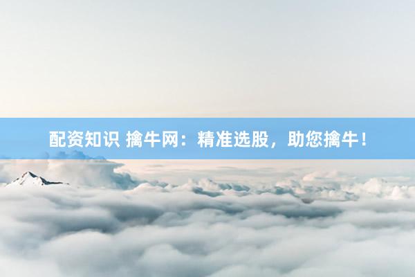 配资知识 擒牛网：精准选股，助您擒牛！